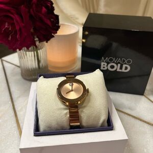 Movado Bold Copper-Toned Watch